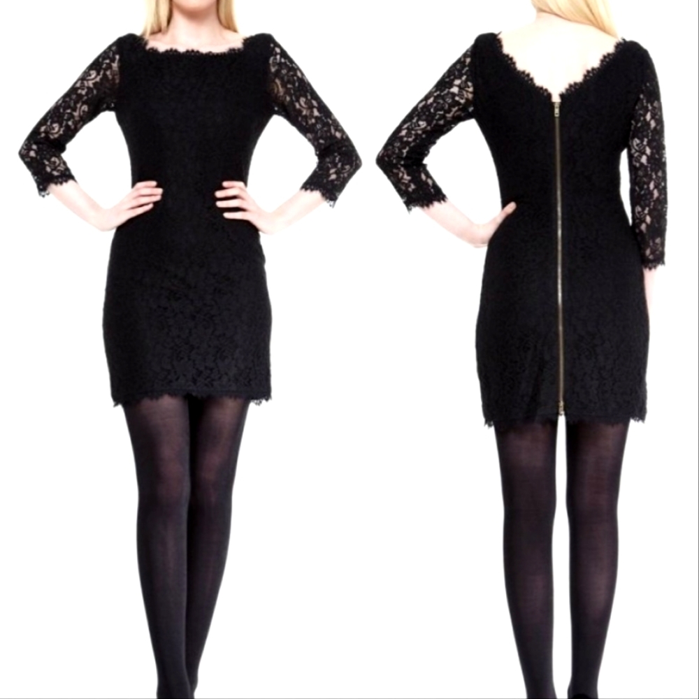 BNWT DVF Zarita Long Sleeve Lace dress